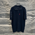 Ralph Lauren Cable Knit Short Sleeve Polo Shirt