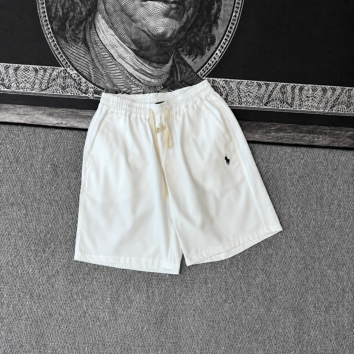 Ralph Lauren Pants Linen Drawstring Pony Shorts