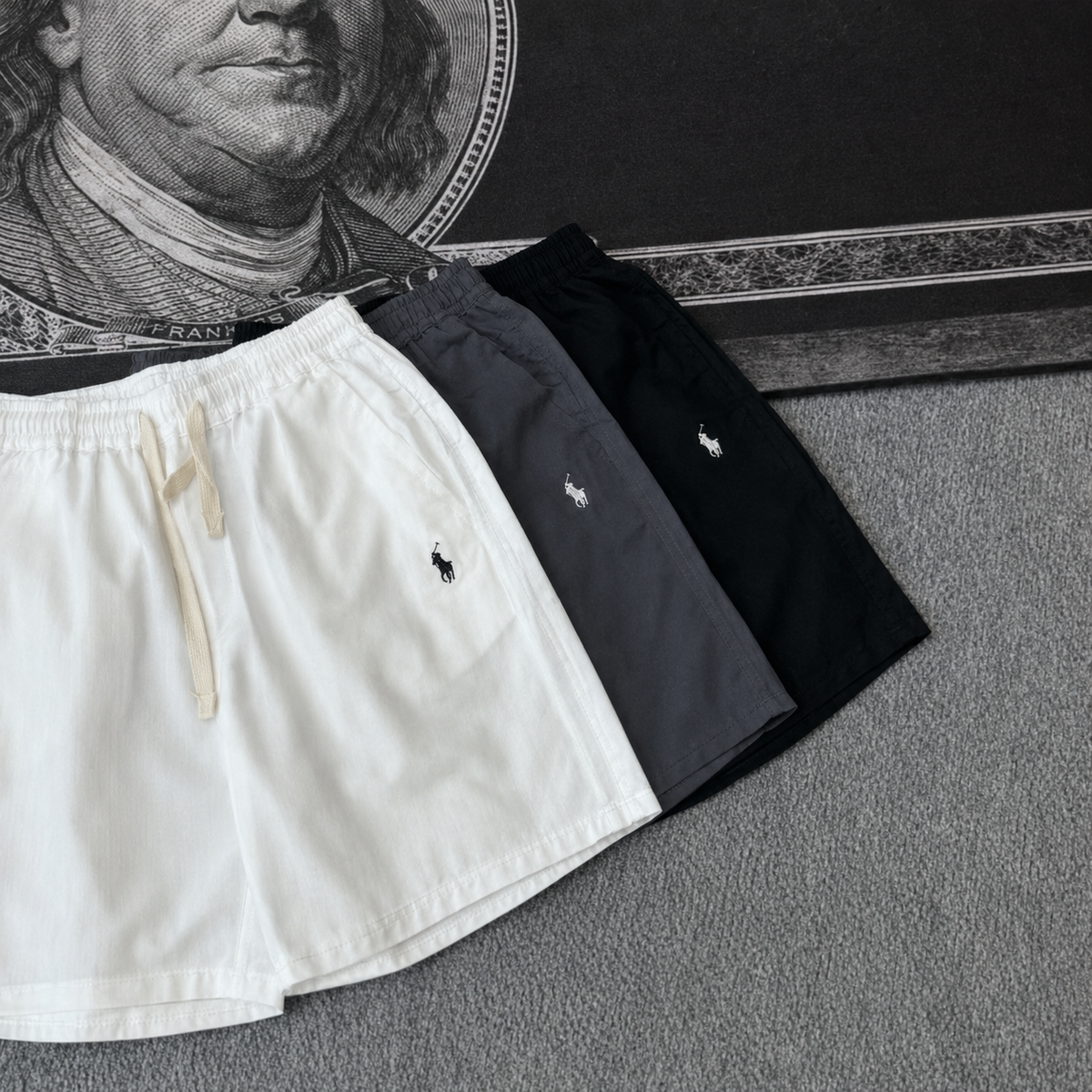 Ralph Lauren Pants Linen Drawstring Pony Shorts