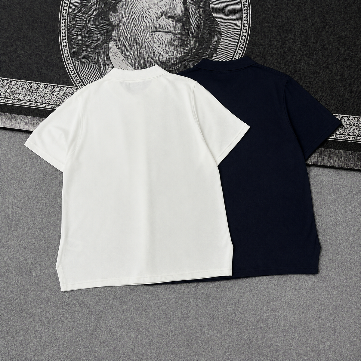 Ralph Lauren T-shirt Convertible Collar Button-Front Knit Tee