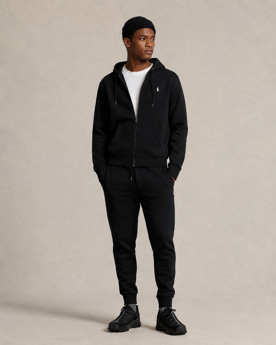 Ralph Lauren Signature Outerwear Hooded Full Zip Sweatshirt Jacket