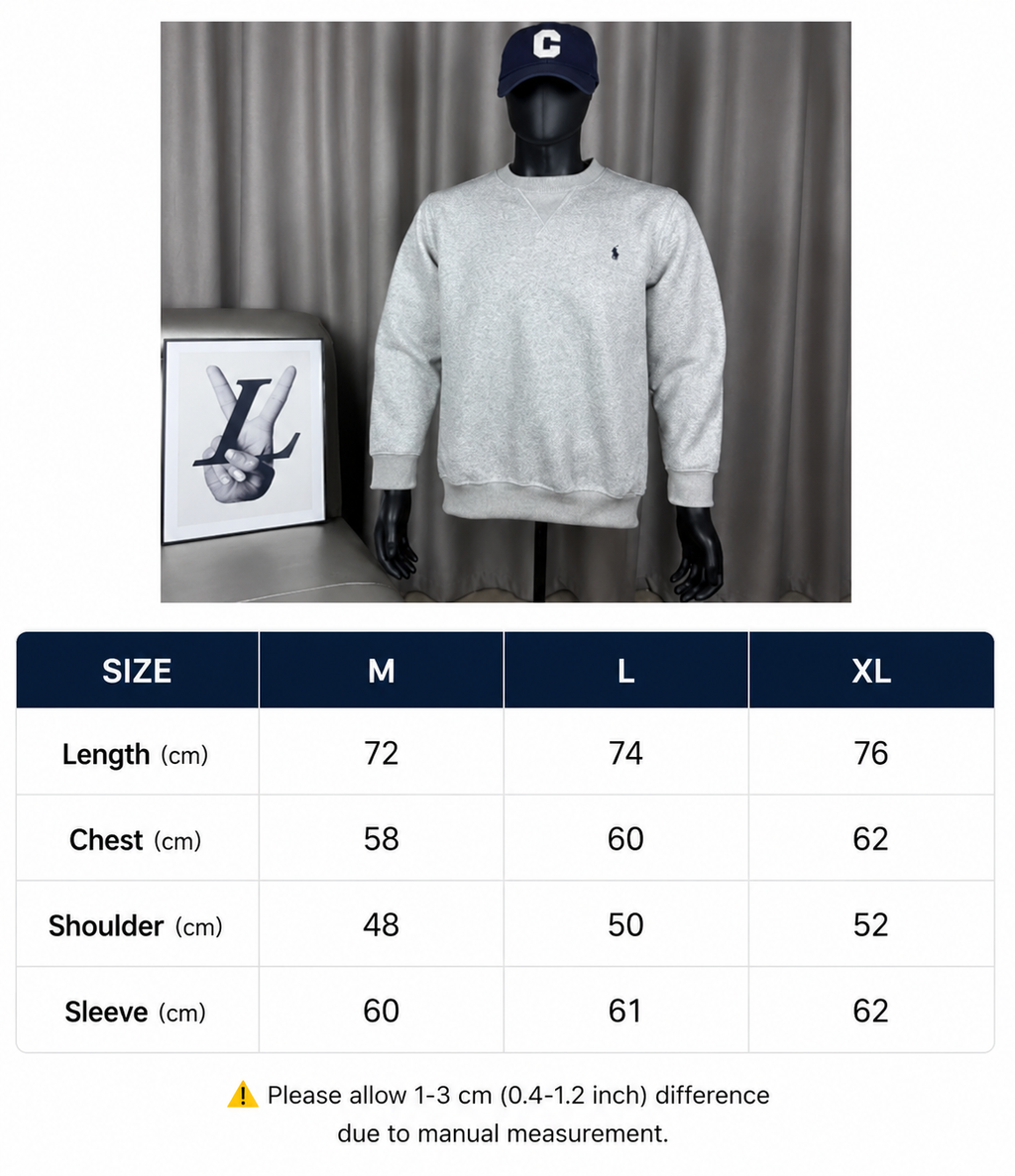 Ralph Lauren Sweatshirt Classic Pony Embroidered Crewneck Pullover