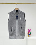 Ralph Lauren Outerwear Fleece-Lined Knit Zip Vest