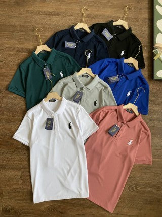 Ralph Lauren Polo Shirt Classic Pony Cotton Piqué Polo