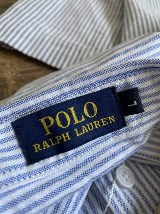 Ralph Lauren Shirt Striped Cotton-Nylon Short Sleeve