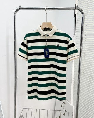 Ralph Lauren Striped Cotton Polo Shirt