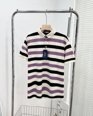 Ralph Lauren Striped Cotton Polo Shirt