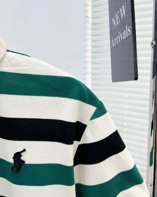 Ralph Lauren Striped Cotton Polo Shirt