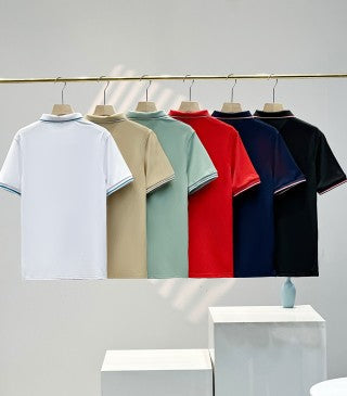 Ralph Lauren Tipped Trim 64s Cotton Mesh Polo Shirt