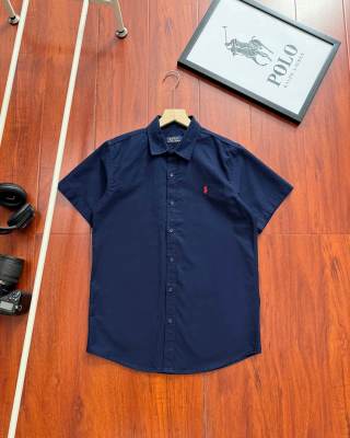 Ralph Lauren Shirt Classic Oxford Cotton Short Sleeve Casual Shirt