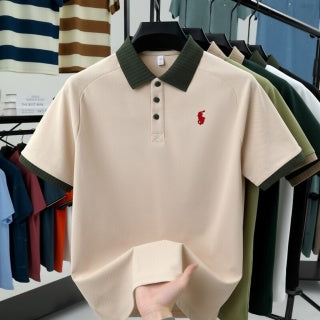 Ralph Lauren Contrast Collar Quick Dry Polo Shirt