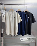 Ralph Lauren Linen Henley Collar Polo Shirt