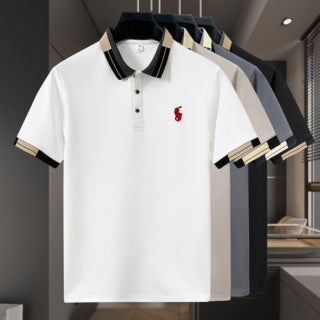 Ralph Lauren Polo Shirt Contrast Tipped Piqué Mesh Polo