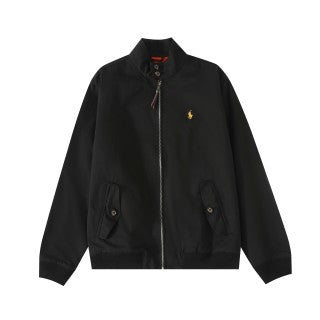 Ralph Lauren Outerwear Embroidered Harrington Zip Jacket