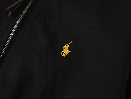 Ralph Lauren Outerwear Embroidered Harrington Zip Jacket