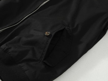 Ralph Lauren Outerwear Embroidered Harrington Zip Jacket