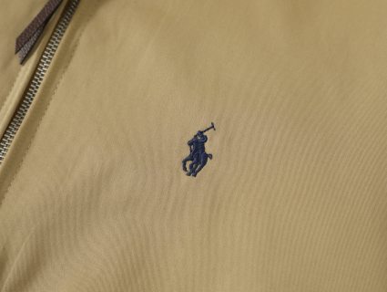 Ralph Lauren Outerwear Embroidered Harrington Zip Jacket