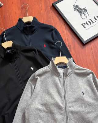 Ralph Lauren Outerwear Full-Zip Mockneck Cotton Jacket