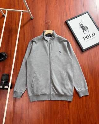 Ralph Lauren Outerwear Full-Zip Mockneck Cotton Jacket