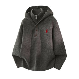 Ralph Lauren Sweatshirt Heritage Hooded Stand Collar Pullover
