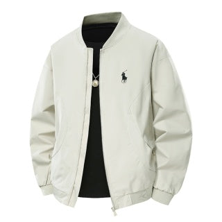 Ralph Lauren Outerwear Classic Baseball Collar Zip Jacket