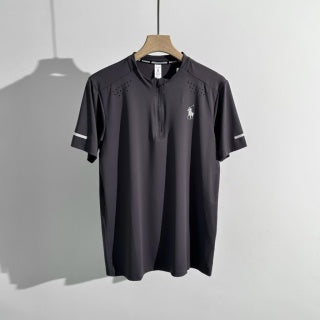 Ralph Lauren T-shirt Performance Half Zip Pony Logo Tee