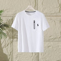 Ralph Lauren T-shirt Zip Pocket Pony Logo Crew Neck Tee