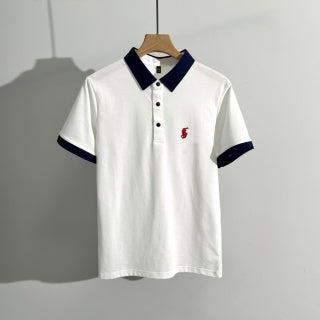 Ralph Lauren Polo Shirt Contrast Collar Cotton Piqué Polo