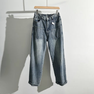 Ralph Lauren Pants Vintage Washed Wide Leg Denim Jeans