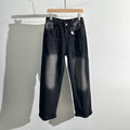 Ralph Lauren Pants Vintage Washed Wide Leg Denim Jeans