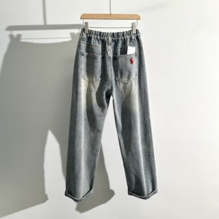 Ralph Lauren Pants Vintage Washed Wide Leg Denim Jeans