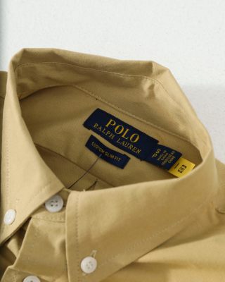 Ralph Lauren Shirt Cotton Oxford Button Down Long Sleeve Shirt