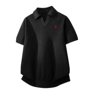 Ralph Lauren V-Neck Knit Polo Shirt