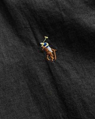 Ralph Lauren Shirt Lightweight Washed Tencel Denim Long Sleeve