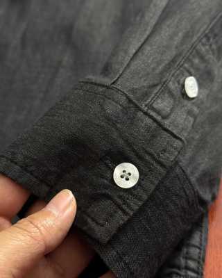 Ralph Lauren Shirt Lightweight Washed Tencel Denim Long Sleeve
