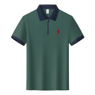 Ralph Lauren Contrast Zip Polo Shirt