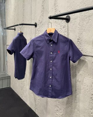 Ralph Lauren Shirt Unisex Oxford Short Sleeve Button-Down