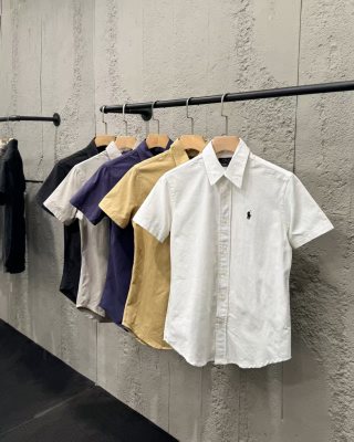 Ralph Lauren Shirt Unisex Oxford Short Sleeve Button-Down