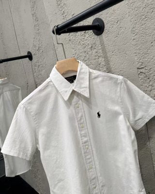 Ralph Lauren Shirt Unisex Oxford Short Sleeve Button-Down