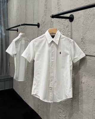 Ralph Lauren Shirt Unisex Oxford Short Sleeve Button-Down
