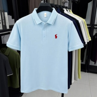 Ralph Lauren Red Pony Piqué Cotton Polo Shirt