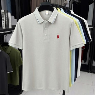 Ralph Lauren Red Pony Piqué Cotton Polo Shirt