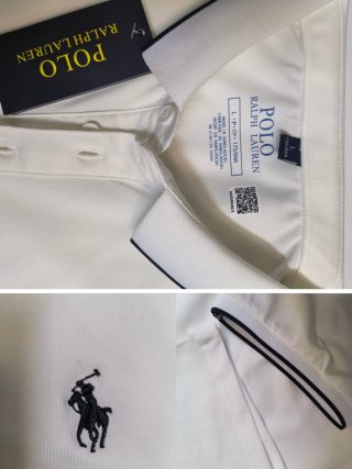 Ralph Lauren Contrast Trim Cotton Polo Shirt
