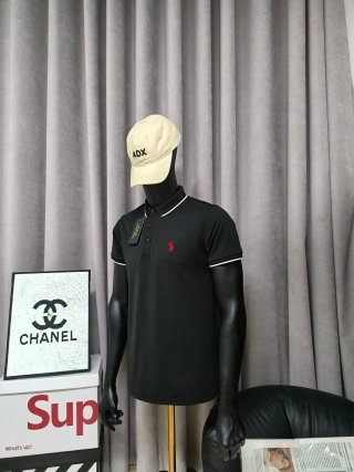 Ralph Lauren Contrast Trim Cotton Polo Shirt