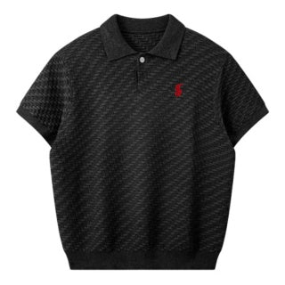 Ralph Lauren Textured Knit Polo Shirt