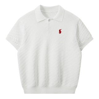 Ralph Lauren Textured Knit Polo Shirt