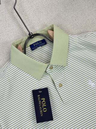 Ralph Lauren Fine Stripe Contrast Collar Polo Shirt