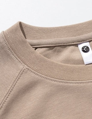 Ralph Lauren Sweatshirt Rivet-Shoulder Short Sleeve Crewneck