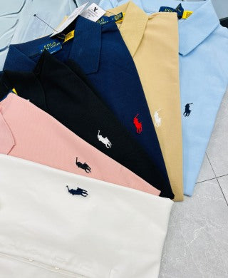 Ralph Lauren Women's Slim Fit Cotton Piqué Pony Polo Shirt