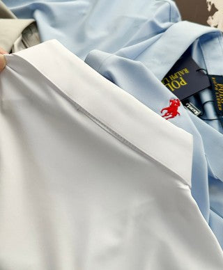 Ralph Lauren Shirt Solid Short Sleeve Button-Up Shirt